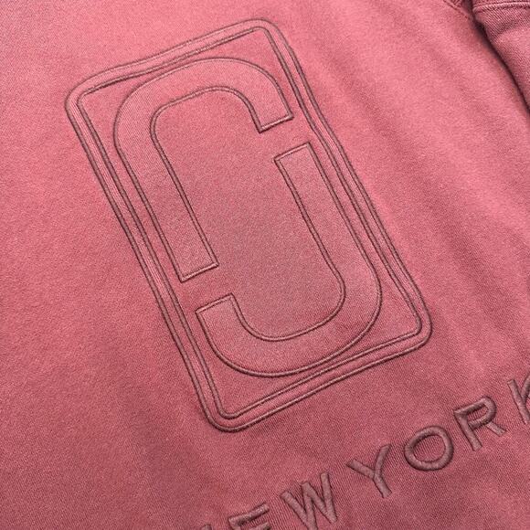Marc Jacobs Maroon Embroidered Sweatshirt - Picture 2 of 7